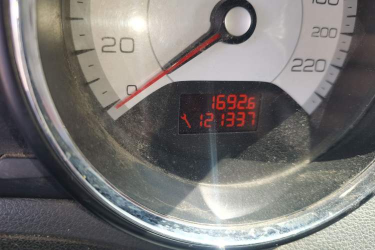 Used Peugeot 408 2011 1.6L Manual Comfort Edition Odometer Close Up