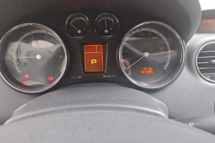 Used Peugeot 408 2011 2.0L Automatic Comfort Edition Odometer Close Up
