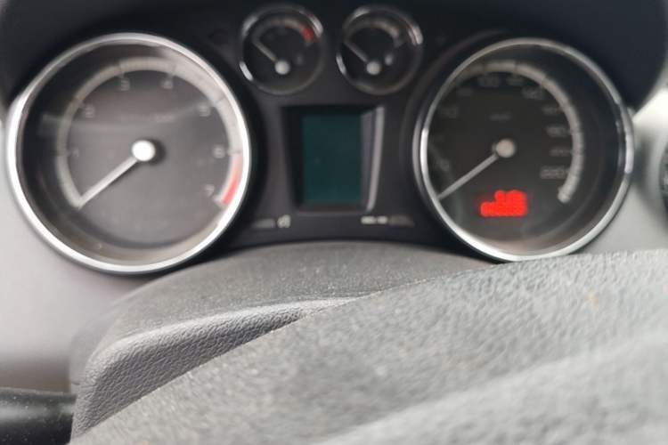 Used Peugeot 408 2011 2.0L Automatic Comfort Edition Odometer Close Up