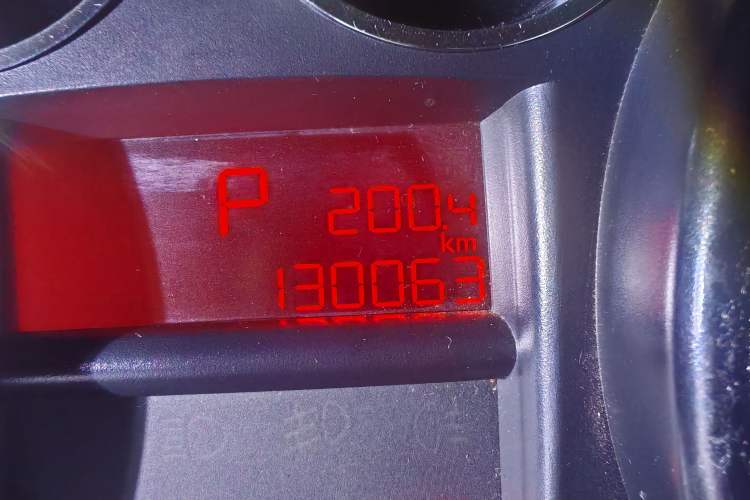 Used Peugeot 408 2013 2.0L Automatic Comfort Edition Odometer Close Up