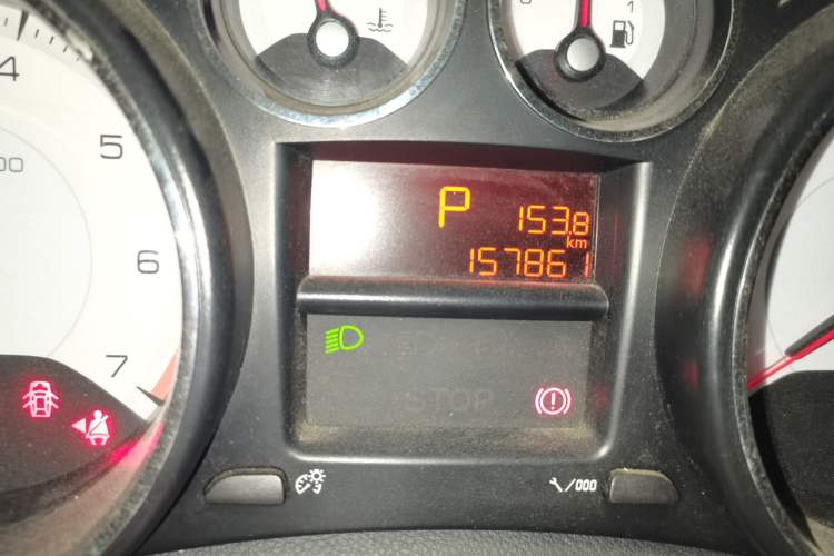 Used Peugeot 408 2013 2.0L Automatic Comfort Edition Odometer Close Up