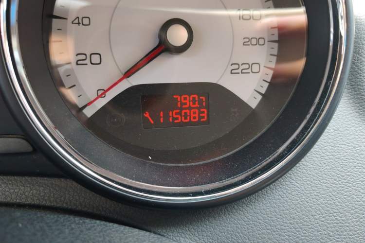 Used Peugeot 408 2013 2.0L Automatic Luxury Edition Odometer Close Up