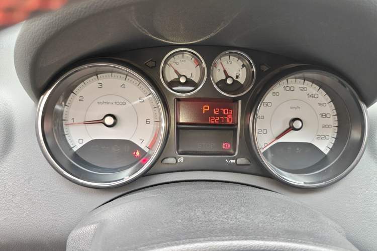 Used Peugeot 408 2013 2.0L Automatic Comfort Edition Odometer Close Up
