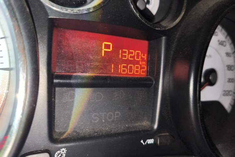 Used Peugeot 408 2013 1.6L Automatic Comfort Edition Odometer Close Up