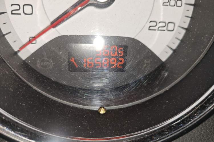 Used Peugeot 408 2013 2.0L Automatic Comfort Edition Odometer Close Up
