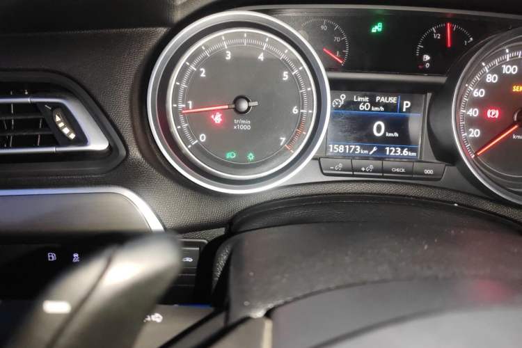 Used Peugeot 408 2014 1.6T Automatic Supreme Edition Odometer Close Up