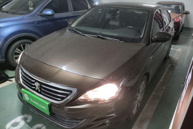 Used Peugeot 408 2014 1.6T Automatic Prestige Edition Guazi used car, China used car export, Used car for sale, Used Peugeot cars, Cheapest cars for sale