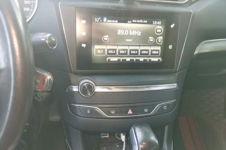 Used Peugeot 408 2014 1.8L Automatic Luxury Edition Audio And AC Panel