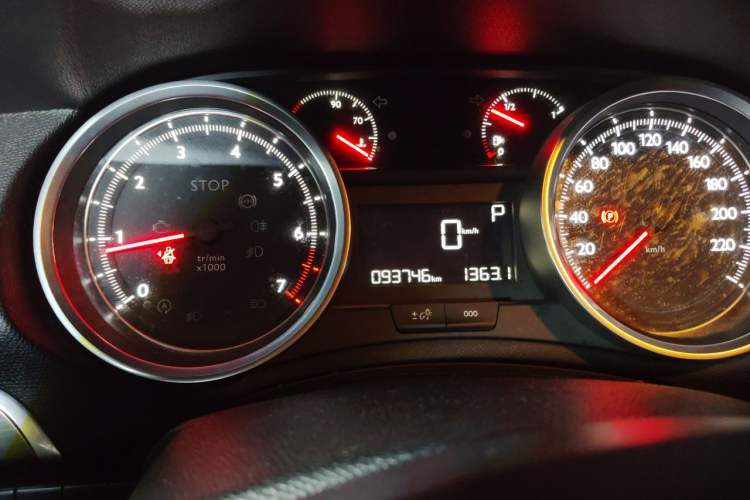 Used Peugeot 408 2014 1.8L Automatic Luxury Edition Instrument Cluster