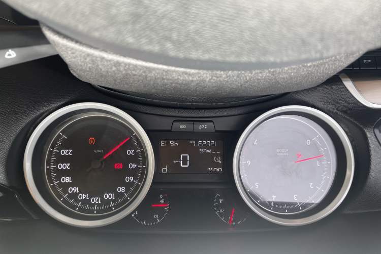 Used Peugeot 408 2014 1.8L Automatic Luxury Edition Odometer Close Up