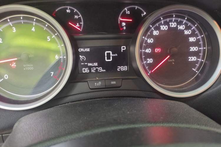 Used Peugeot 408 2014 1.8L Automatic Luxury Edition Odometer Close Up