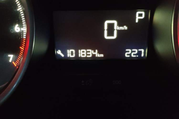 Used Peugeot 408 2014 1.8L Automatic Luxury Edition Odometer Close Up