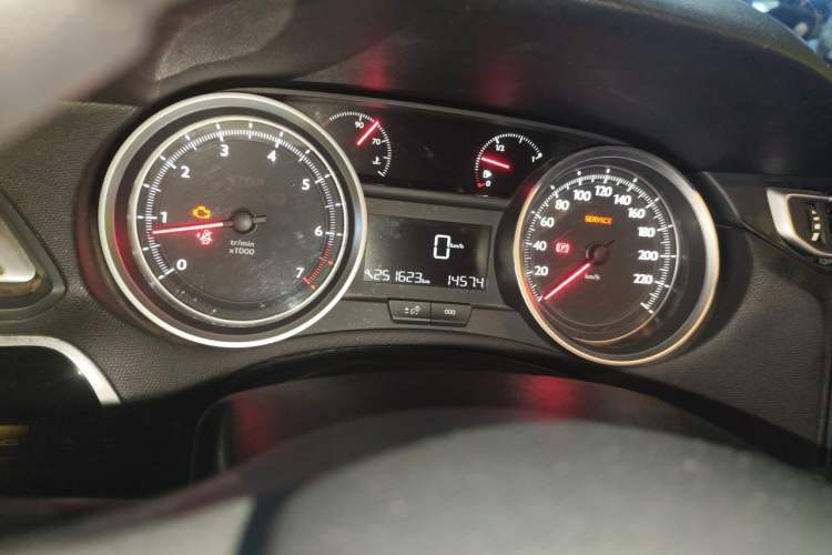 Used Peugeot 408 2014 1.8L Manual Leading Edition Odometer Close Up