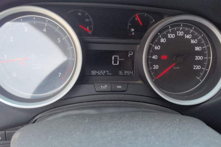 Used Peugeot 408 2014 1.8L Automatic Luxury Edition Odometer Close Up