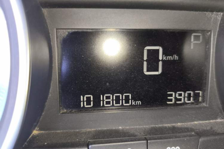 Used Peugeot 408 2014 1.8L Automatic Luxury Edition Odometer Close Up