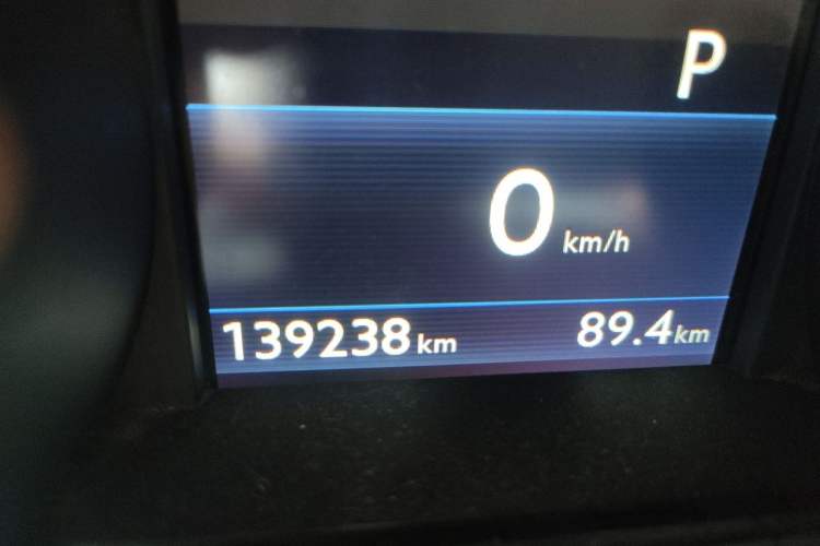 Used Peugeot 408 2014 1.6T Automatic Supreme Edition Odometer Close Up