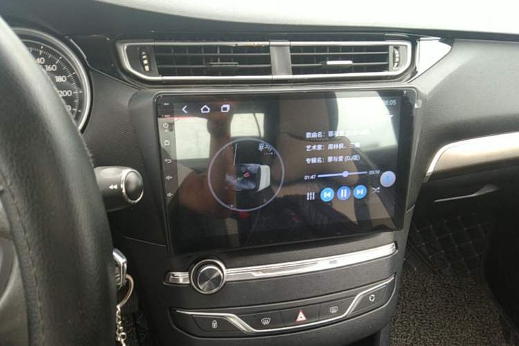 Used Peugeot 408 2015 1.2T Automatic Luxury Edition Audio And AC Panel