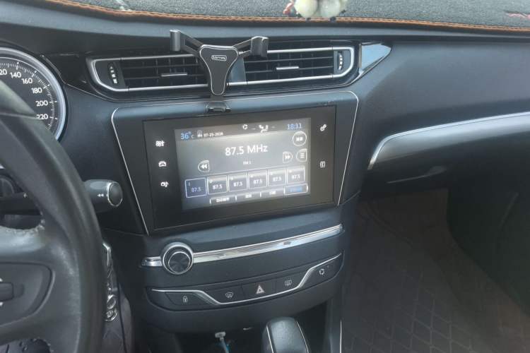 Used Peugeot 408 2015 1.2T Automatic Luxury Edition Audio And AC Panel