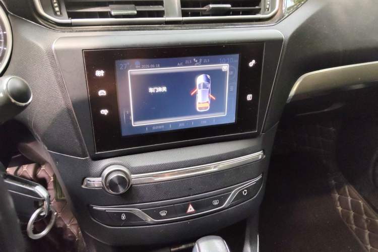 Used Peugeot 408 2015 1.2T Automatic Luxury Edition Audio And AC Panel