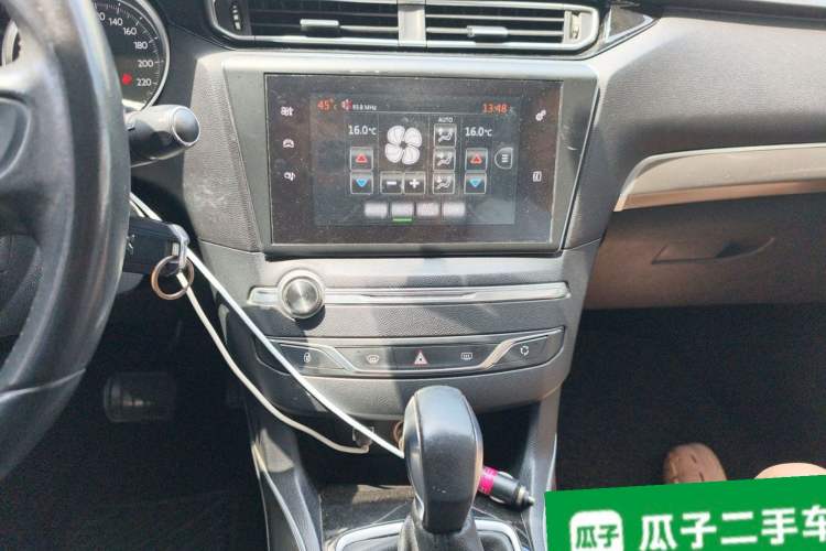 Used Peugeot 408 2015 1.2T Automatic Luxury Edition Audio And AC Panel