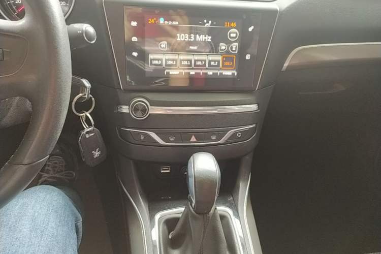 Used Peugeot 408 2015 1.2T Automatic Luxury Edition Audio And AC Panel