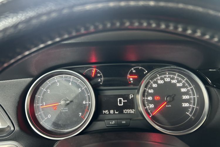 Used Peugeot 408 2015 1.2T Automatic Luxury Edition Odometer Close Up
