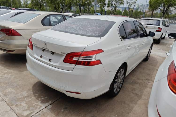 Used Peugeot 408 2015 1.2T Automatic Luxury Edition Rear Right 45 Deg