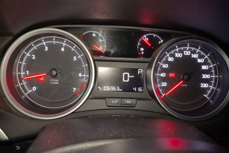 Used Peugeot 408 2016 1.6T Automatic Luxury Edition Instrument Cluster
