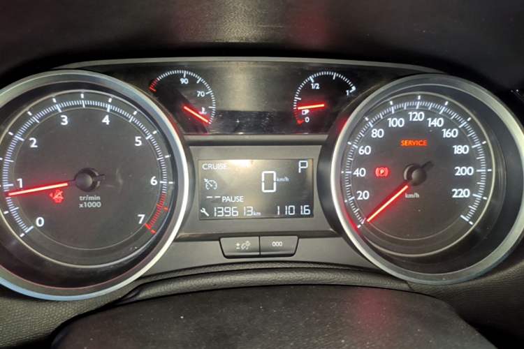 Used Peugeot 408 2016 1.6T Automatic Luxury Edition Instrument Cluster
