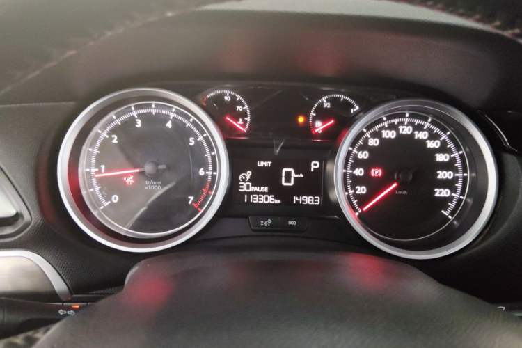 Used Peugeot 408 2016 1.6T Automatic Luxury Edition Instrument Cluster
