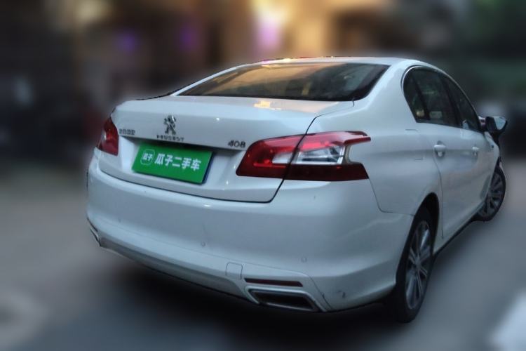 Used Peugeot 408 2016 1.6T Automatic Luxury Edition Rear Right 45 Deg