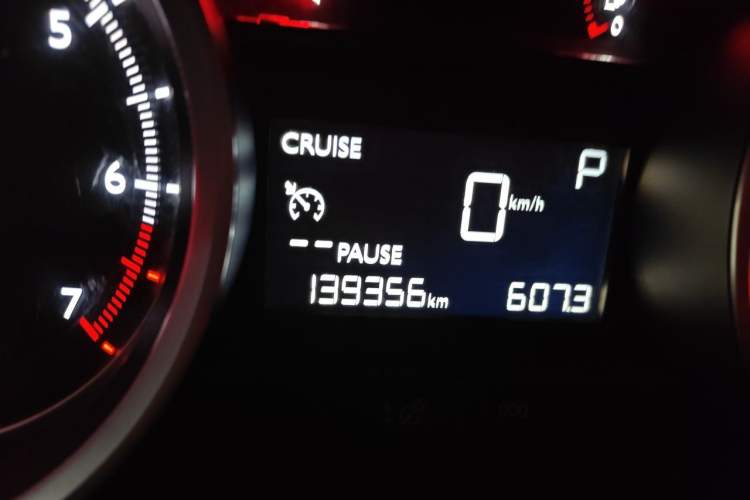 Used Peugeot 408 2018 350THP Automatic Luxury Edition Odometer Close Up