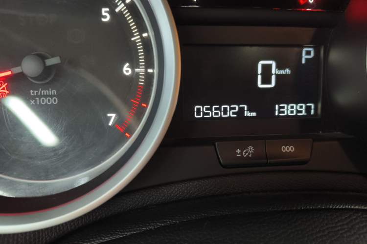 Used Peugeot 408 2018 350THP Automatic Luxury Edition Odometer Close Up