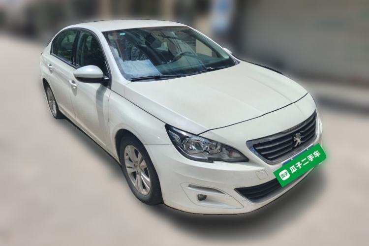 Used Peugeot 408 2018 Revised Version 1.8L Manual Leading Edition Front Right 45 Deg