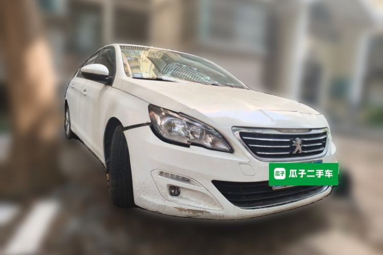 Used Peugeot 408 2018 1.8L Manual Leading Edition Front Right 45 Deg