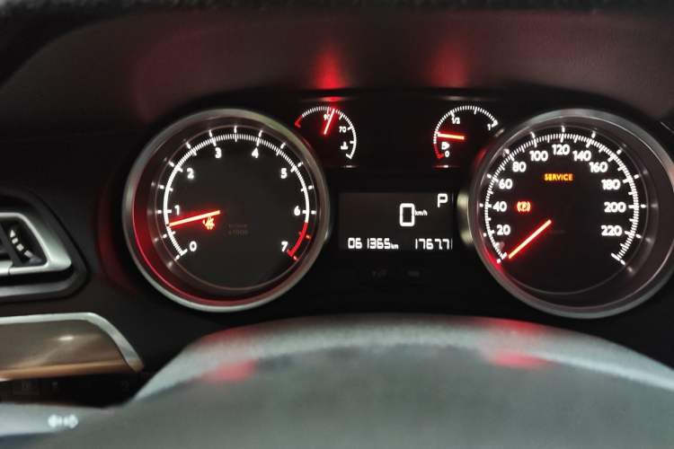 Used Peugeot 408 2018 350THP Automatic Luxury Edition Odometer Close Up