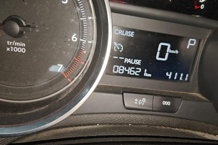 Used Peugeot 408 2018 230THP Automatic Luxury Edition Odometer Close Up