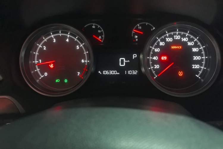 Used Peugeot 408 2018 1.8L Automatic Luxury Edition Odometer Close Up