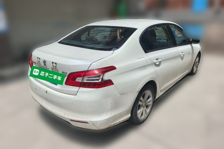 Used Peugeot 408 2018 Revised Version 1.8L Manual Leading Edition Rear Right 45 Deg