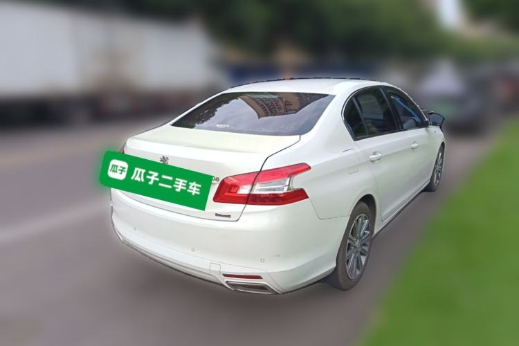 Used Peugeot 408 2018 Revised 350THP Automatic Luxury Edition Rear Right 45 Deg