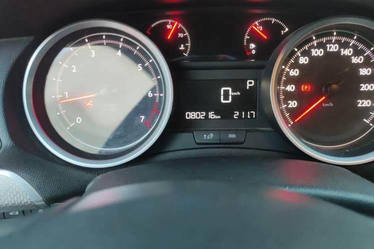 Used Peugeot 408 2019 230THP Automatic Luxury Edition China V Standard Odometer Close Up