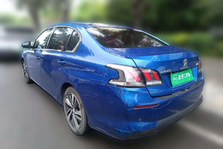 Used Peugeot 408 2019 350THP Automatic Luxury Edition China V Standard Rear Left 45 Deg