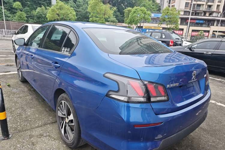 Used Peugeot 408 2019 350THP Automatic Luxury Edition China V Standard Rear Left 45 Deg