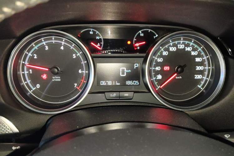 Used Peugeot 408 2019 360THP Automatic Luxury Edition China VI Standard Instrument Cluster