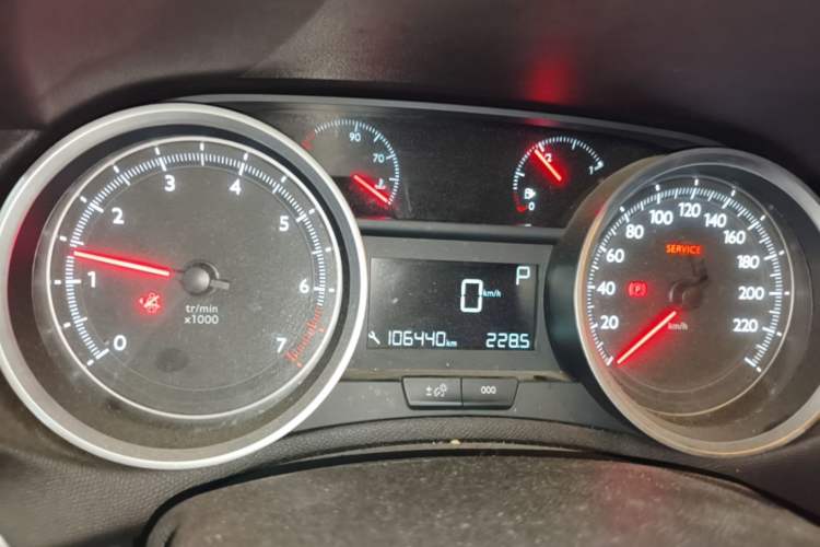 Used Peugeot 408 2019 360THP Automatic Luxury Edition China VI Standard Instrument Cluster