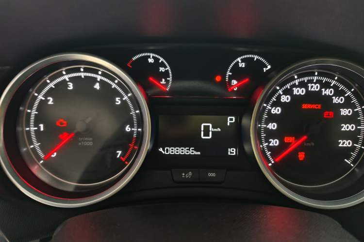 Used Peugeot 408 2019 360THP Automatic Luxury Edition China VI Standard Instrument Cluster
