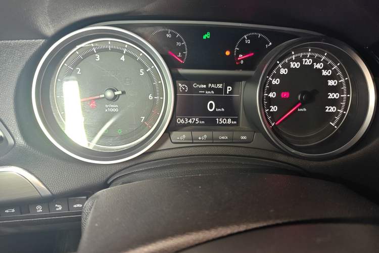 Used Peugeot 408 2019 350THP Automatic Prestige Version China V Standard Odometer Close Up