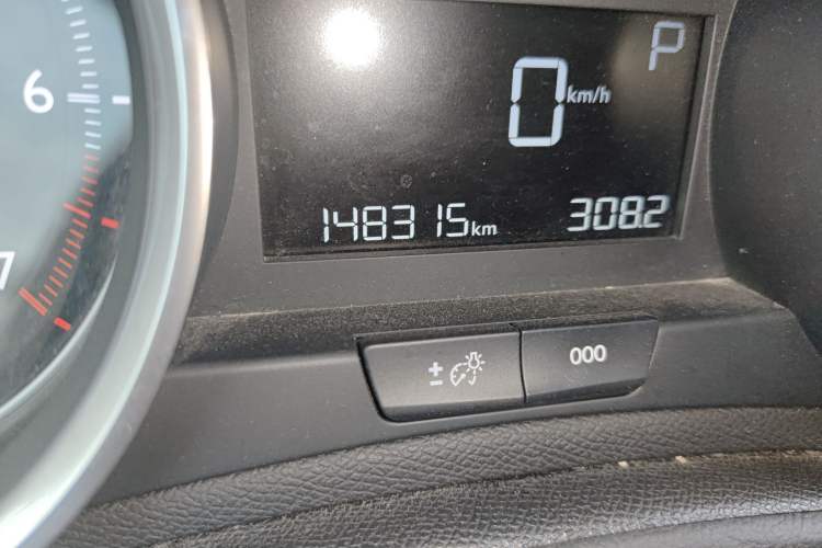 Used Peugeot 408 2019 350THP Automatic Luxury Edition China V Standard Odometer Close Up