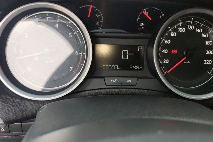 Used Peugeot 408 2019 350THP Automatic Luxury Edition China V Standard Odometer Close Up