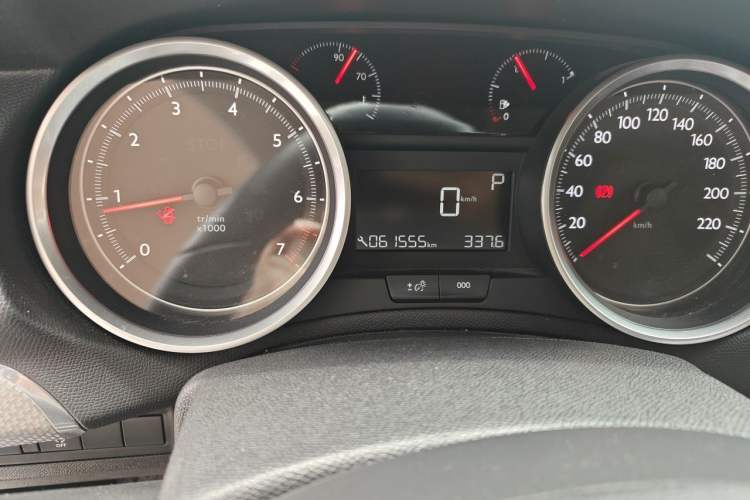 Used Peugeot 408 2019 360THP Automatic Luxury Edition China VI Standard Odometer Close Up